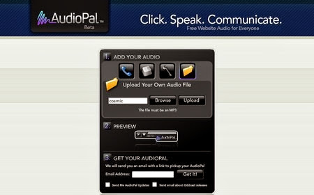 AudioPal - compartir mensajes de voz en tu blog