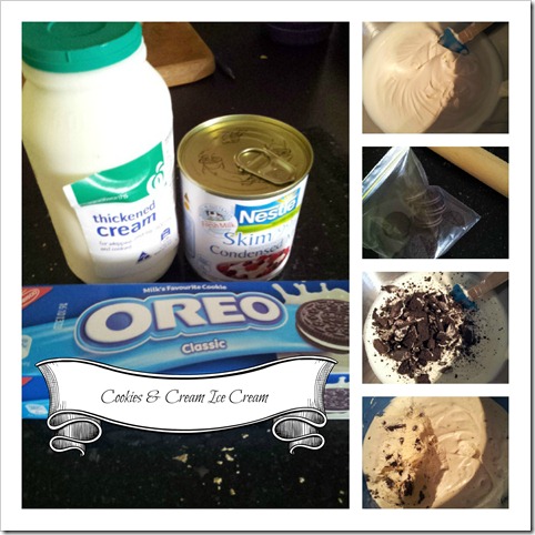 cookies and cream Collage