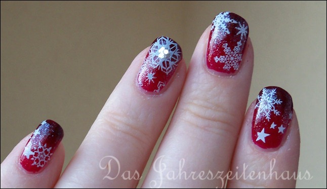 Nageldesign Schneeflocken 2