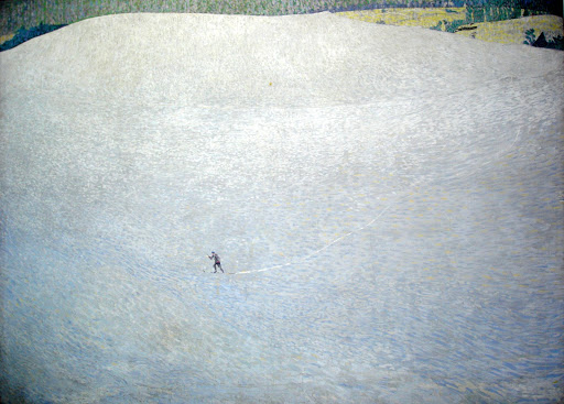 Cuno Amiet (1868-1961)Paysage de neige dit aussi Le grand hiver. 1904.
