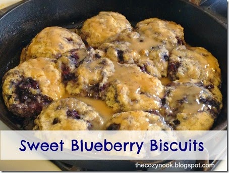 Sweet Blueberry Biscuits - The Cozy Nook