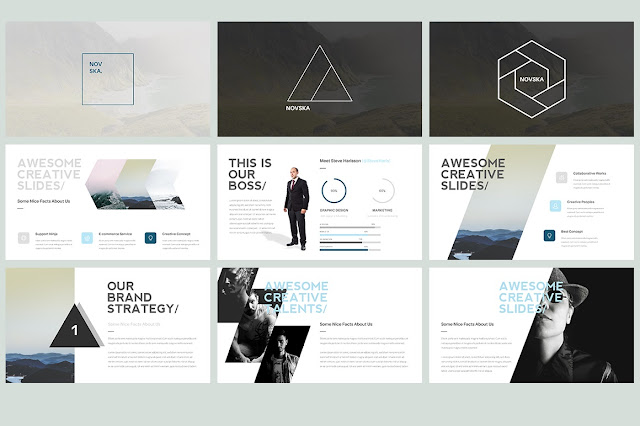novska modern powerpoint template it love design modern powerpoint