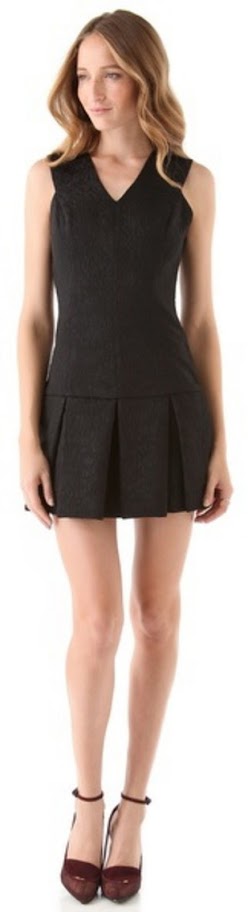 Robert rodriguez Brocade Flare Dress (Black)