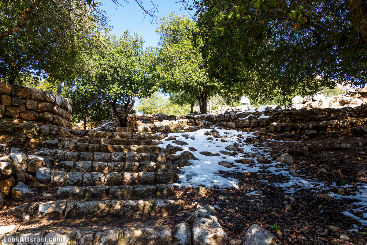LookAtIsrael.com - Снег в крепости Нимрод, Израиль | Snow in Nimrod fortress, Israel | שלג במבצר נמרוד