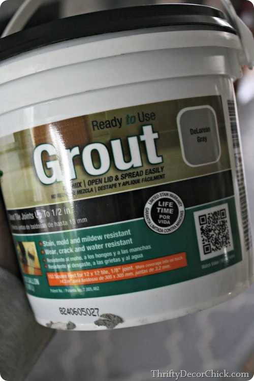 gray grout for tile
