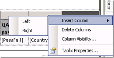 3. Insert New column in RDL file