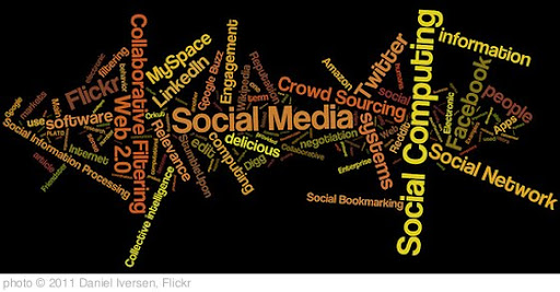 'social media, social networking, social computing tag cloud (#3)' photo (c) 2011, Daniel Iversen - license: http://creativecommons.org/licenses/by/2.0/