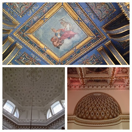 Ceilings, domes and apses in Chiswick House