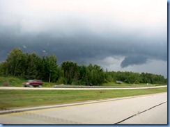 4872 Michigan - near Kinross, MI - I-75 - stormy skies