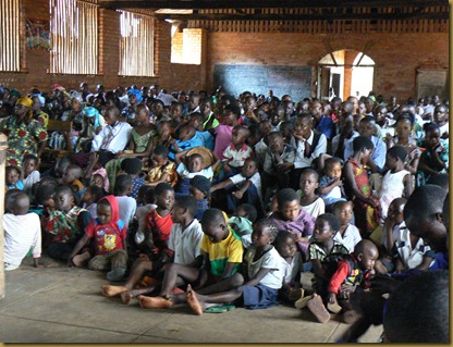 kids in church at Mutoto