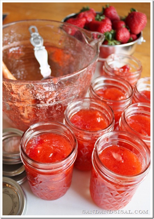 stawberry jam jars, how to make strawberry jam