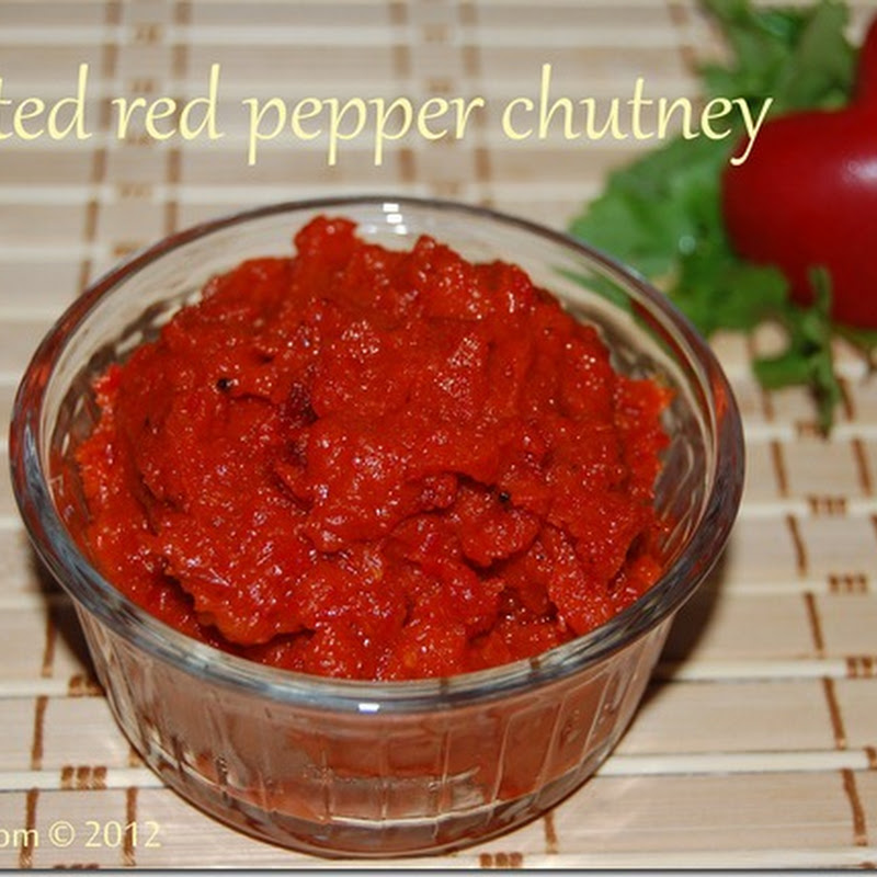 Roasted red pepper chutney