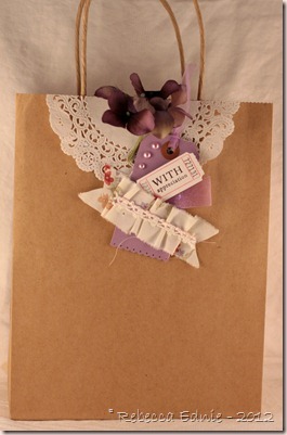pkg purple gift bag