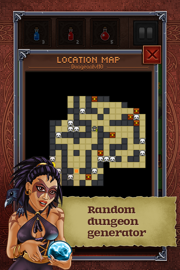 Android application Dragons dungeon screenshort