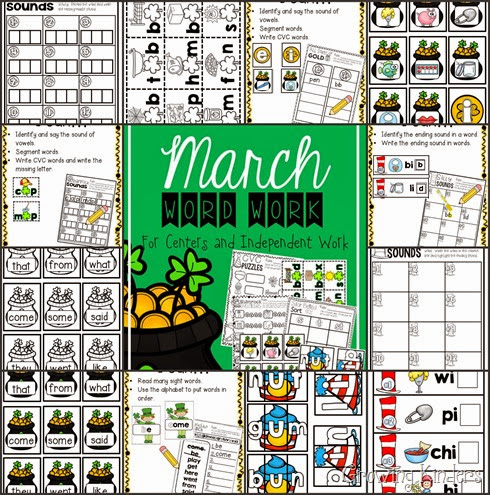 March word work 2