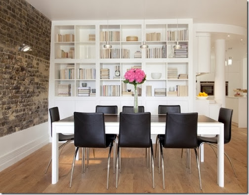 displaying-books-dining-room