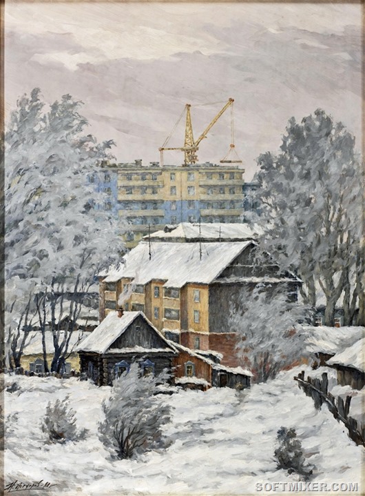Nikolai Alekseevich Fedorov - Old Houses and New Apartments 1980
