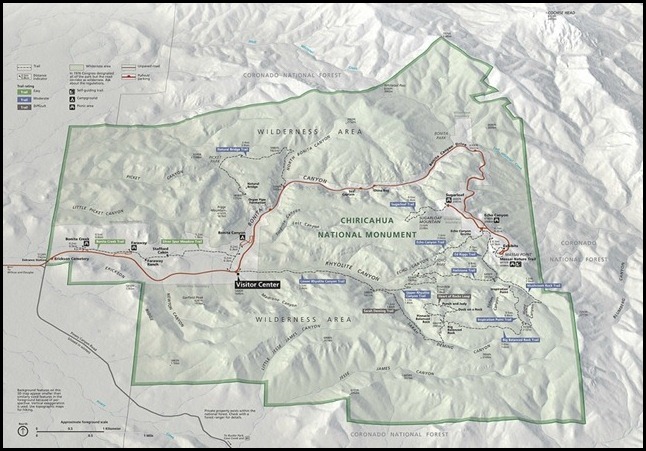 Chiricahua Map