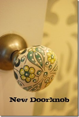 doorknob from laundry room