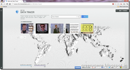 Google Chrom Web Lab - Data Tracker - Search Image