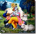 Lord Krishna and cows