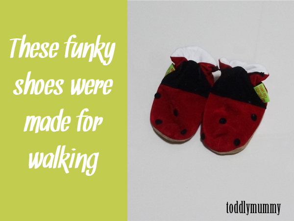 Funky shoes for walking