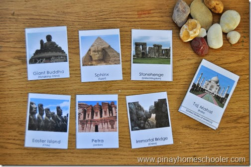 FREE Famous Rock Formations Picture Cards Printable