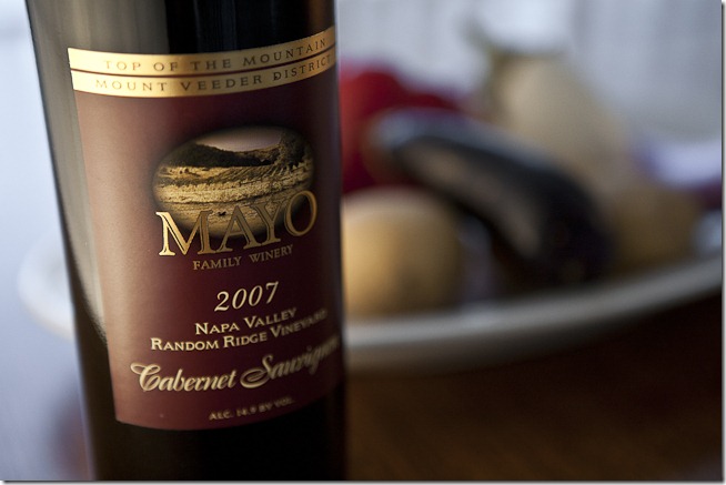 2007 Mayo Family Winery Napa Valley Random Ridge Vineyard Cabernet Sauvignon