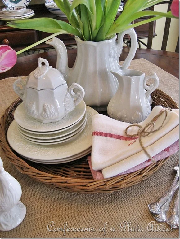 CONFESSIONS OF A PLATE ADDICT Red Cliff Ironstone Tea Set