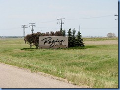 8486 Saskatchewan Trans-Canada Highway 1 Regina - sign