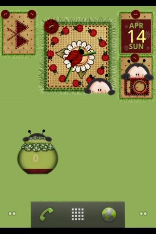 Cute Ladybugs Widgets Screen 1