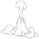 volcano coloring