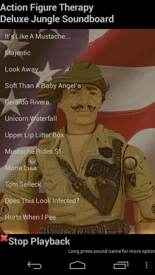mustache figure therapy action jungle Jungle on Google Apps   Soundboard Android Play Deluxe AFT