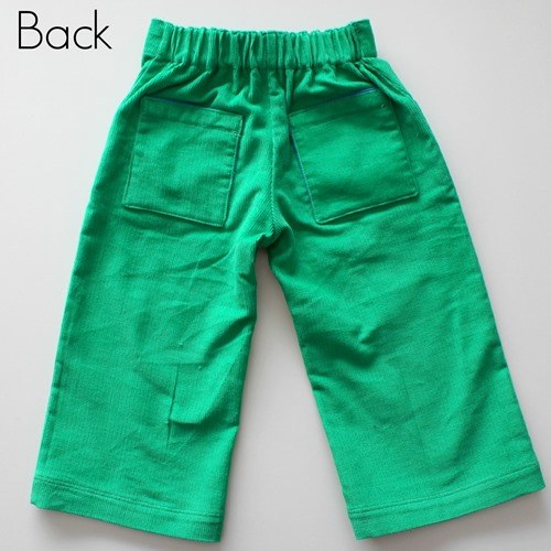 green pants back