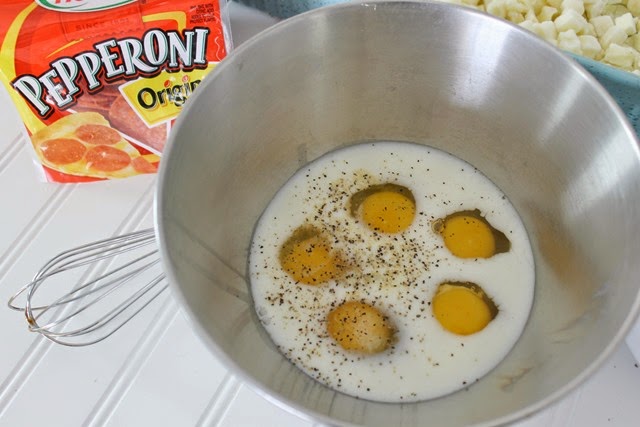 breakfast casserole eggs milk