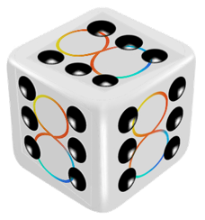 Eight for 8 logo day 6 dice