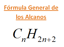 formula general de los alcanos