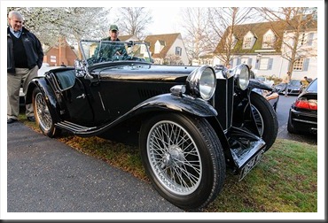 1934 MG at Coffee and Cars