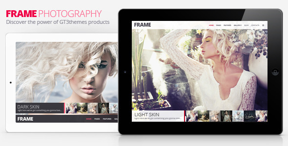 Frame Photography Responsive Website Template - Photography Creative