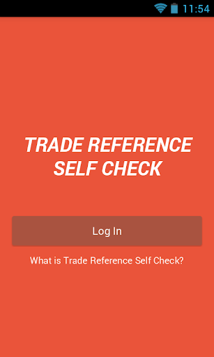 Trade Reference Self Check