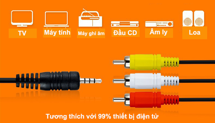 Cáp Sanxun AV2RCA AV2RCA