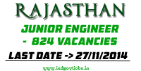 Rajasthan-Junior-Engineer-824-Vacancies