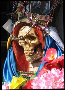 Our smiling friend, la Santa Muerte