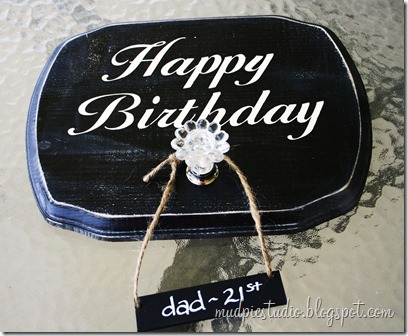 Happy Birthday Sign - Tutorial 1
