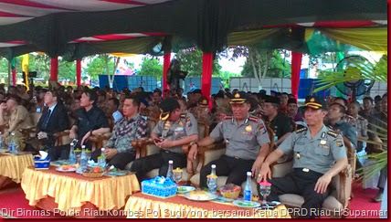 Ketua DPRD Riau H Suparman bersama Pejabat Polda Riau dan Pejabat Polisi Jepang