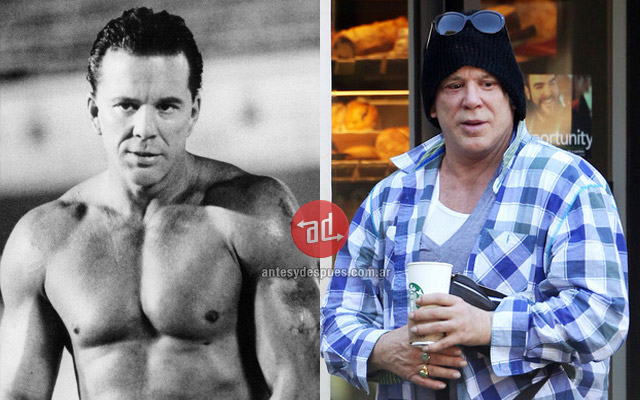 Mickey Rourke before and after