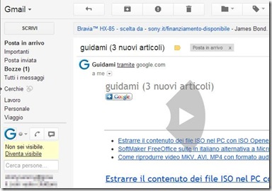 Gmail Mouse Gestures Passare all’email successiva