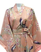 Peacock & Sakura Women's Pink Kimono
