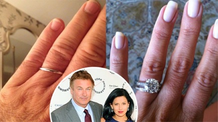 Hilaria's Brilliant Diamond Engagement Ring