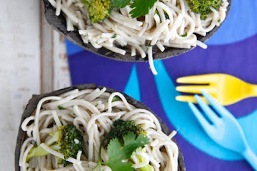 Coconut Soba Noodles with Ginger Broccoli